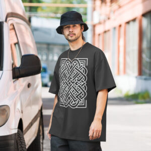 Camiseta oversize con efecto desgastado